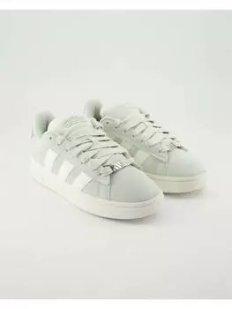 Кроссовки на шнуровке adidas, зеленый