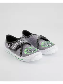 Кроссовки на шнуровке Beck Klettschuhe, серый
