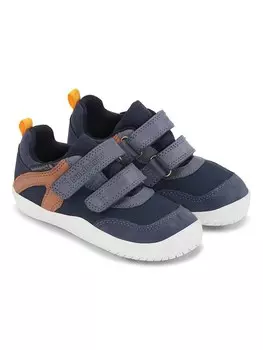 Кроссовки на шнуровке Bundgaard Leder-Sneakers Bennie Strap, темно-синий