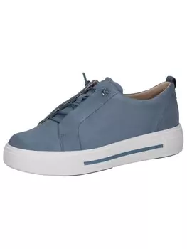 Кроссовки на шнуровке Caprice, цвет lt.blue suede