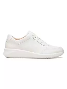 Кроссовки на шнуровке Clarks, белый