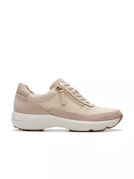 Кроссовки на шнуровке Clarks, бежевый