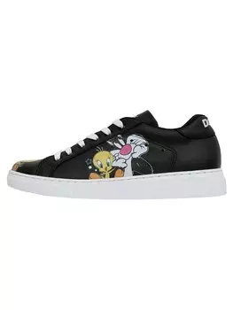 Кроссовки на шнуровке Dogo Ace Sneakers - Best of Tweety and Sylvester BLACK, черный