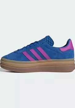 Кроссовки на шнуровке GAZELLE BOLD adidas, синий