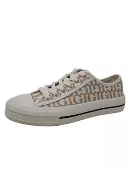 Кроссовки на шнуровке Guess, золотой