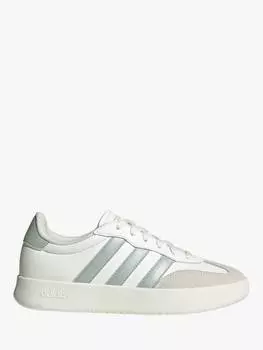 Кроссовки на шнуровке из смеси замши barreda adidas, цвет Off White/Multi