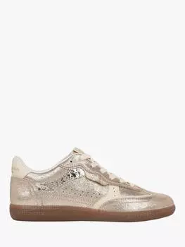 Кроссовки на шнуровке из смесовой кожи kallen Sam Edelman, цвет Cyprus Gold