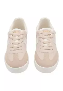Кроссовки на шнуровке Mango Kids, цвет Pastelroze
