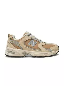 Кроссовки на шнуровке New Balance, бежевый