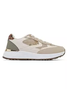 Кроссовки на шнуровке Sixth Sens, цвет creme/beige/khaki