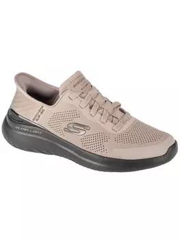 Кроссовки на шнуровке Skechers, бежевый