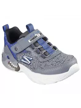 Кроссовки на шнуровке Skechers Footwear Sportschuh S- Lights Shark Blinker, серый
