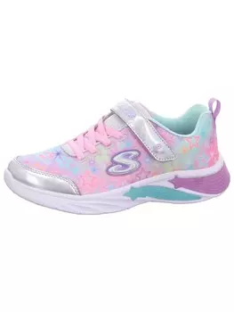 Кроссовки на шнуровке Skechers, металлик