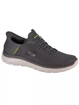 Кроссовки на шнуровке Skechers, серый