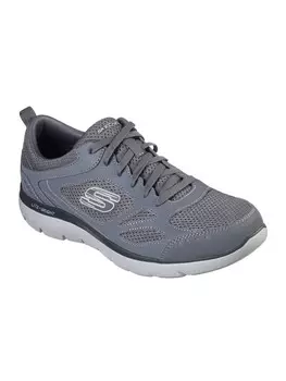 Кроссовки на шнуровке Skechers, серый