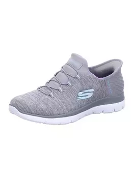 Кроссовки на шнуровке Skechers, серый