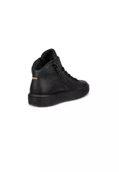 Кроссовки на шнуровке SOFT ECCO, черный