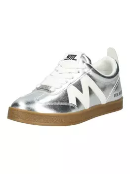 Кроссовки на шнуровке Steve Madden, серебряный