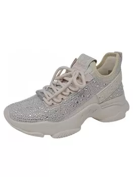 Кроссовки на шнуровке Steve Madden, серебряный