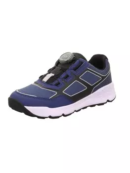 Кроссовки на шнуровке superfit, цвет blau/schwarz