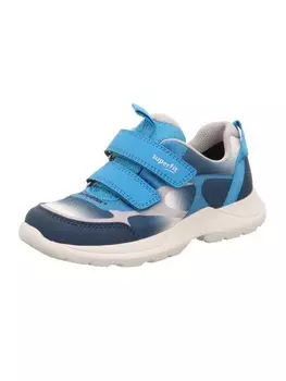 Кроссовки на шнуровке superfit, цвет blau/trkis