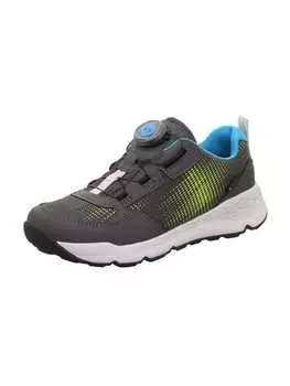 Кроссовки на шнуровке superfit, цвет grau/hellgrn