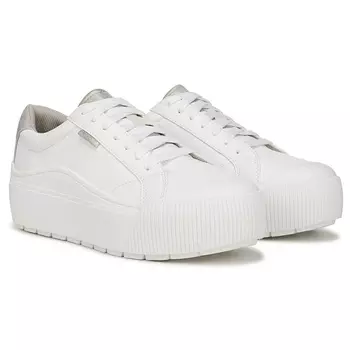 Кроссовки на шнуровке Time off max Dr. Scholl'S, white gold faux leather