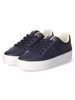 Кроссовки на шнуровке Tommy Hilfiger Low Sneaker MONOGRAM, синий