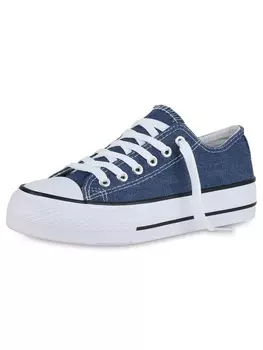 Кроссовки на шнуровке VAN HILL, цвет dunkelblau denim