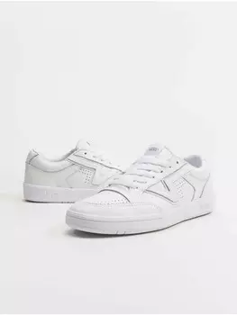 Кроссовки на шнуровке Vans, цвет (leather) truewhite/truewhite