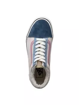 Кроссовки на шнуровке Vans, цвет pig suede/sherpa multi color
