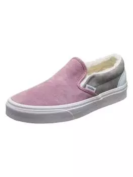Кроссовки на шнуровке Vans, цвет pig suede/sherpa multi color
