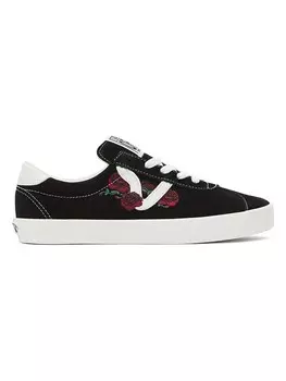 Кроссовки на шнуровке Vans Leder-Sneakers Sport Low, черный
