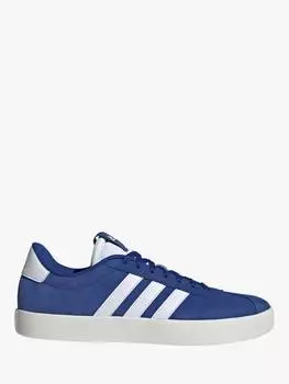 Кроссовки на шнуровке vl court 3.0 adidas, синий