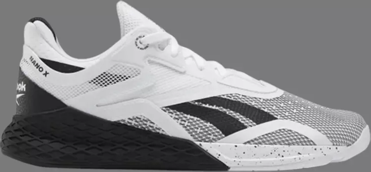 Кроссовки nano 10 'white black' Reebok, белый