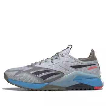 Кроссовки nano x2 tr adventure 'grey radiant aqua' Reebok, серый