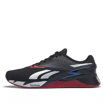 Кроссовки nano x3 'black blue red' Reebok, черный