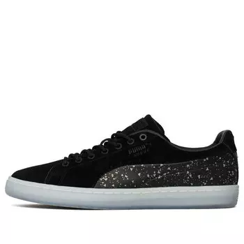 Кроссовки naturel x suede 'black' Puma, черный
