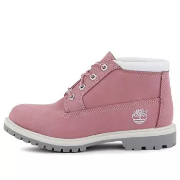 Кроссовки nellie waterproof chukka wide fit boots 'pink nubuck' Timberland, розовый