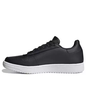 Кроссовки neo hoops 2.0 'black white' Adidas, черный
