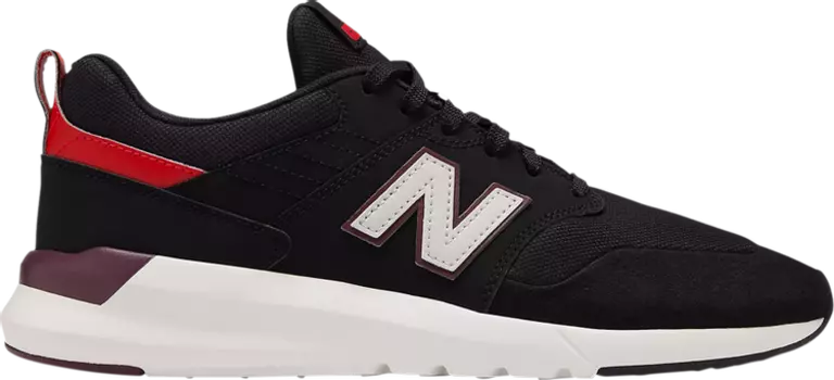 Кроссовки New Balance 009 'Black Velocity Red', черный
