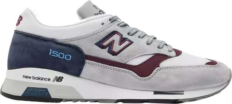 Кроссовки New Balance 1500 Made in England 'Grey Burgundy', серый