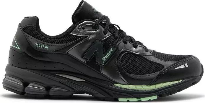 Кроссовки New Balance 2002R 'Black Powder Green', черный