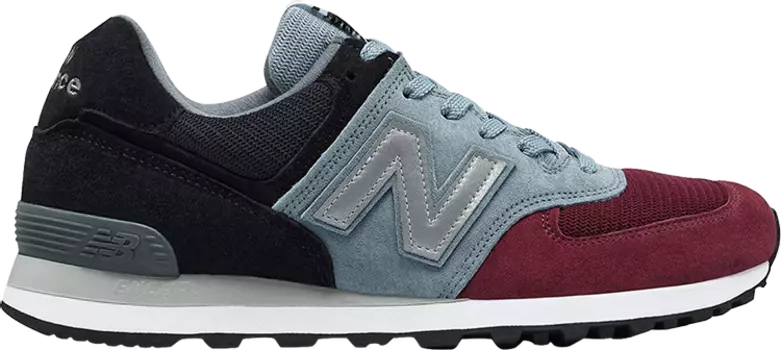 Кроссовки New Balance 574 'Burgundy Black Grey', серый
