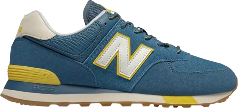 Кроссовки New Balance 574 'Dark Blue Gum', синий