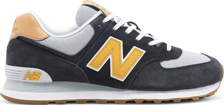 Кроссовки New Balance 574 'Outerspace Varsity Gold', черный