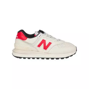 Кроссовки New Balance 574, белый/красный
