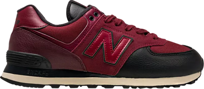 Кроссовки New Balance 574 Classic 'Burgundy', красный