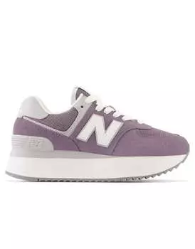 Кроссовки New Balance 574+ фиолетового цвета