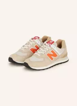 Кроссовки new balance 574, оранжевый